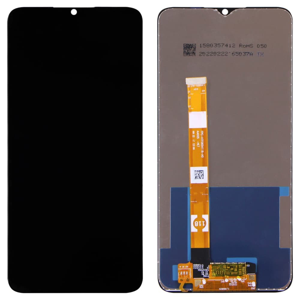 Дисплей для Oppo A55 5G/ A56 5G/ Realme V11 5G/ Realme V11s 5G, с тачскрином, цвет черный, оригинал Китай фото 1