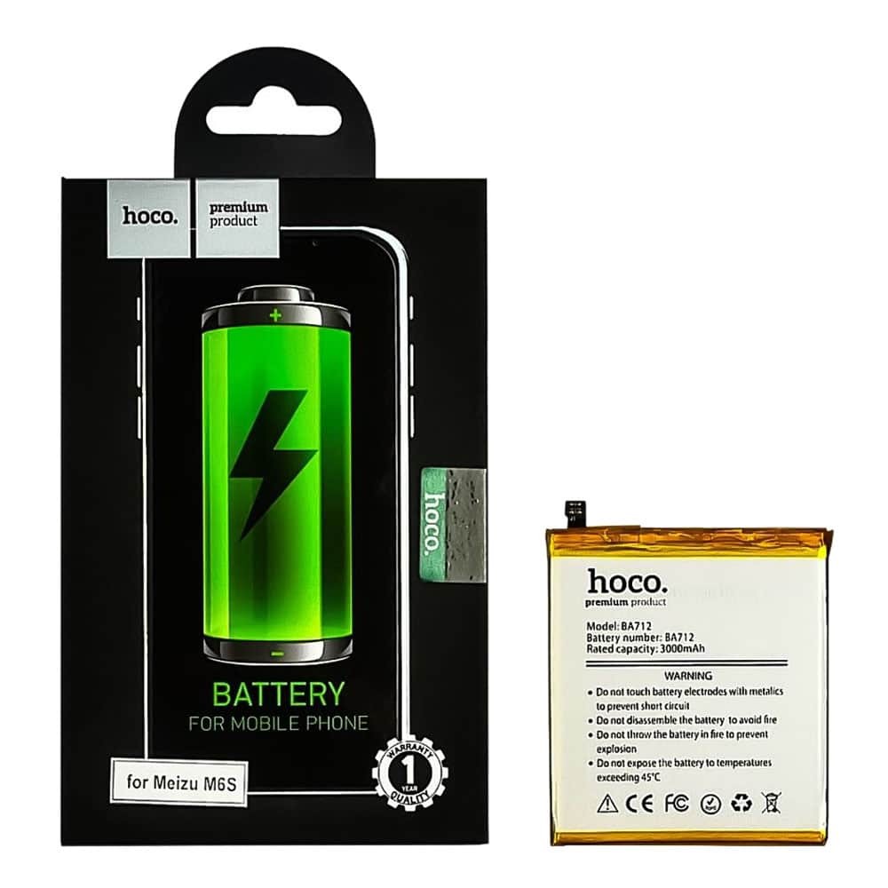 Аккумулятор BA712 для Meizu M6s, HOCO 3000mAh фото 1