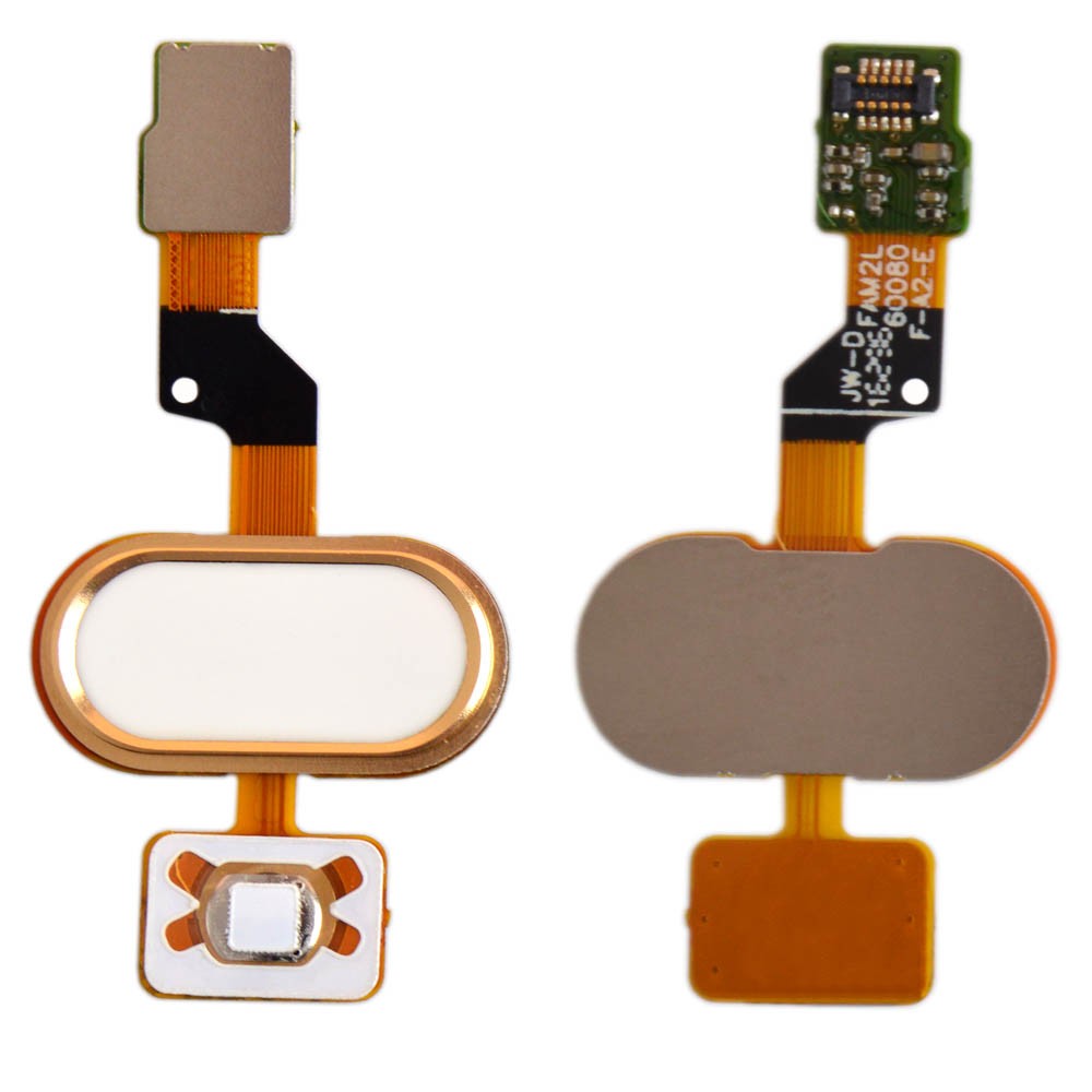 Шлейф Meizu M3s с кнопкой Home, цвет золотой фото 1