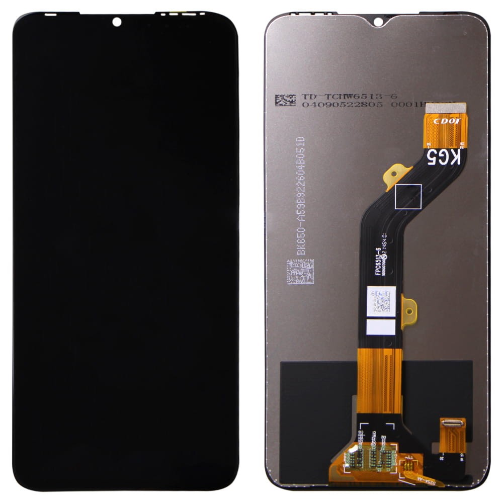 LCD Tecno Spark Go 2022 (KG5) + Touchscreen (black) Original PRC фото 1 Дисплей для Tecno Spark Go 2022 (KG5) с тачскрином в сборе, цвет черный, оригинал Китай фото 1