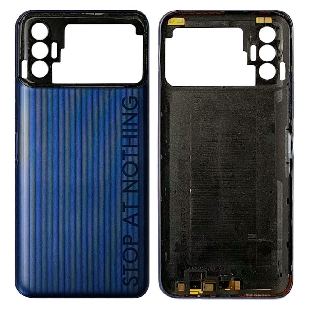 Задня кришка для Tecno Spark 8P, колір синій фото 1