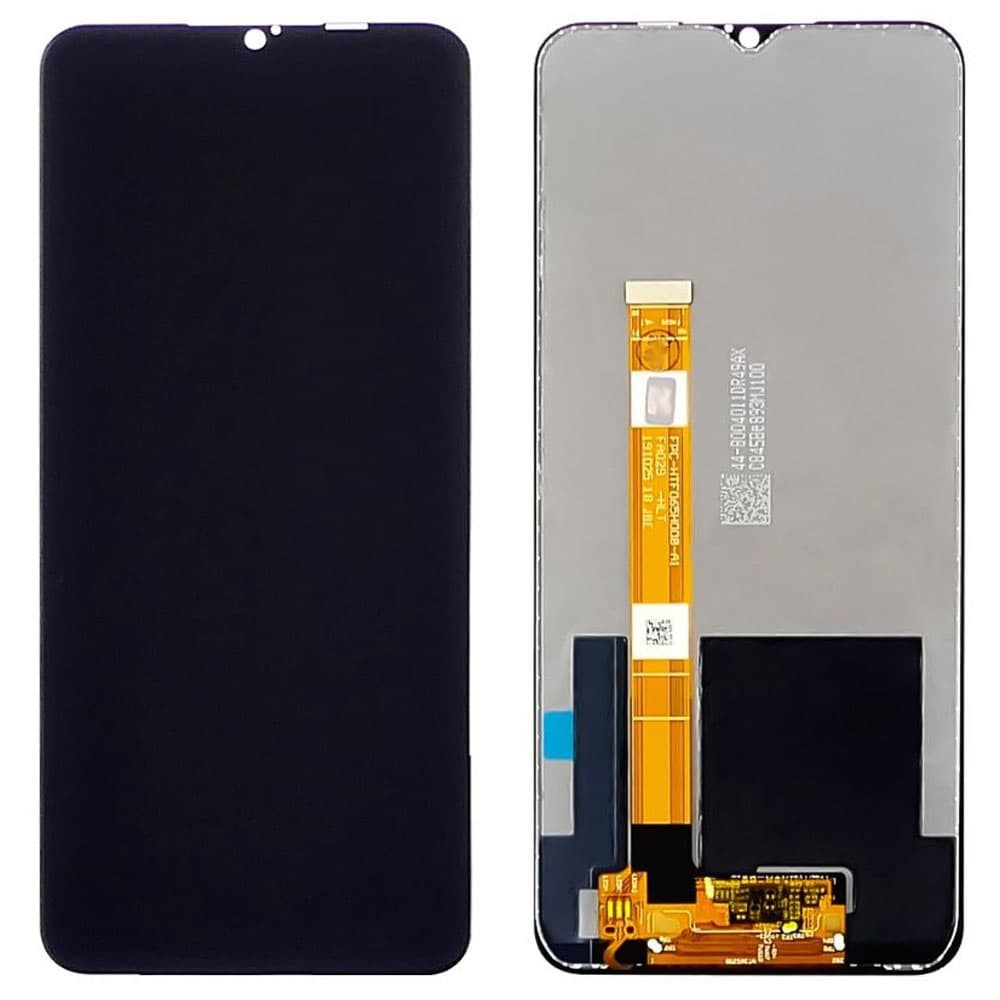 Дисплей для Realme 5, Realme 6i, Realme C3 с тачскрином в сборе TFT5K3014-H, цвет черный, Китай высокого качества, уценка фото 1