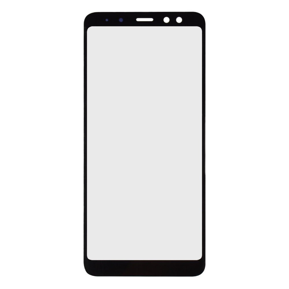Скло корпусу для Samsung A530 Galaxy A8 (2018), колір чорний фото 1