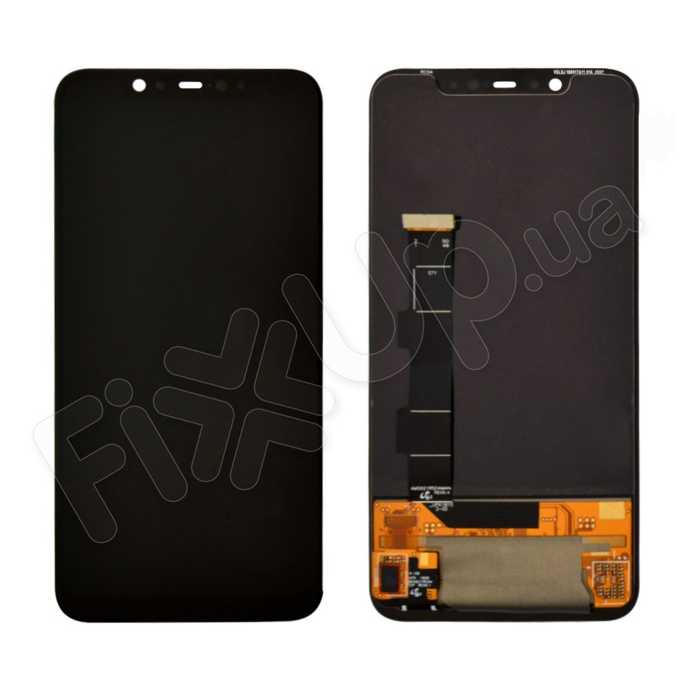 Дисплей для Xiaomi Mi 8 з тачскрином у зборі, колір чорний фото 1