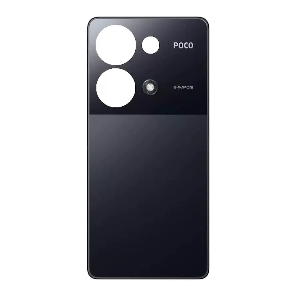 Задня кришка для Xiaomi Poco M6 Pro 4G, колір чорний фото 1