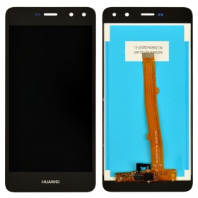 Дисплей для Huawei Y5, Y5 III 2017 (MYA-U29, MYA-L02, MYA-L22) с тачскрином в сборе, УЦЕНКА, китай,  цвет черный, без рамки