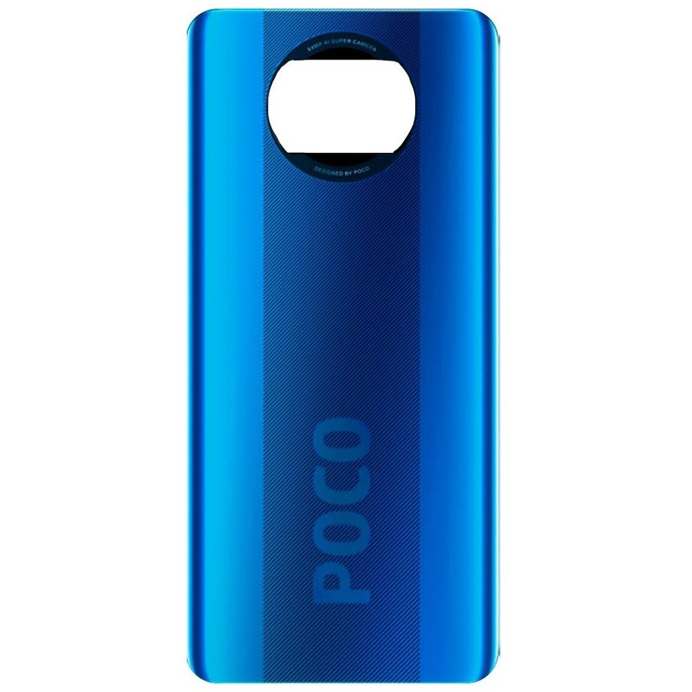 Задняя крышка для Xiaomi Poco X3 Pro, цвет синий фото 1