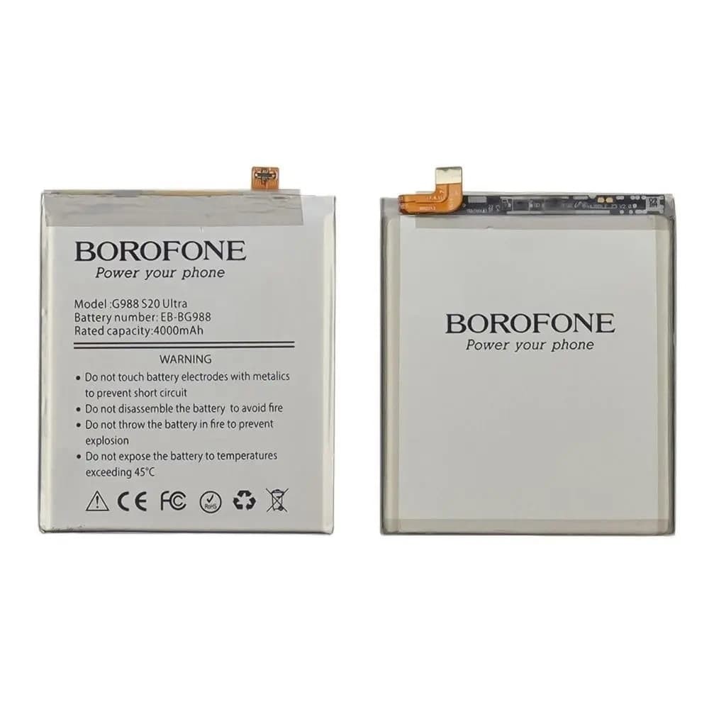 Аккумулятор EB-BG988ABY для Samsung G988 Galaxy S20 Ultra GH82-22272A 5000mAh, Borofone фото 1