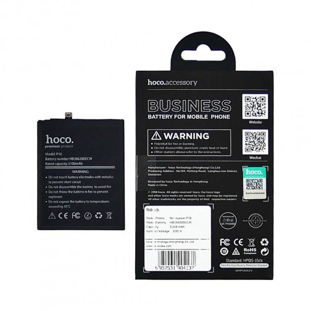 Аккумулятор HB386280ECW для Huawei P10, HOCO 3100mAh фото 1