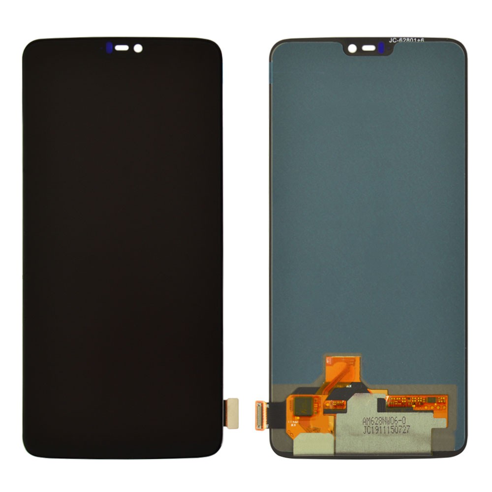 Дисплей для OnePlus 6 A6003 з тачскрином у зборі, колір чорний фото 1