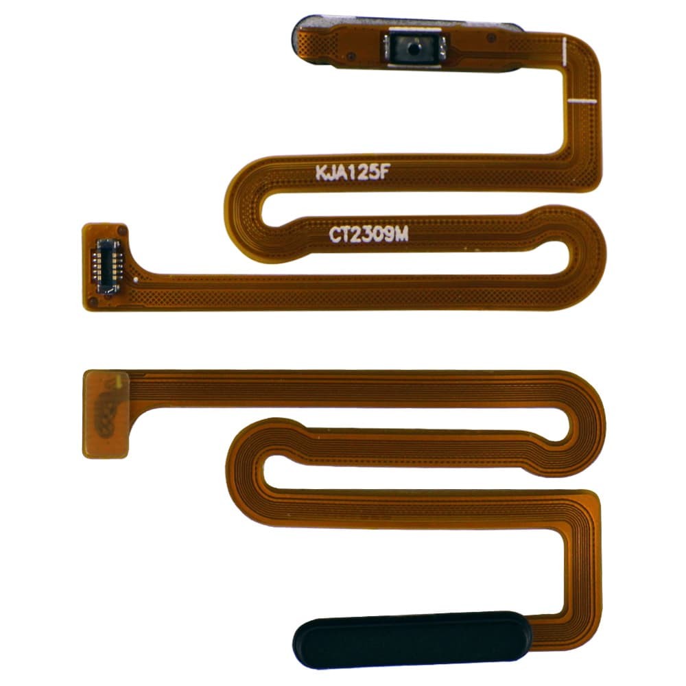 Шлейф для Samsung A125F Galaxy A12 2020, со сканером отпечатка, цвет черный фото 1