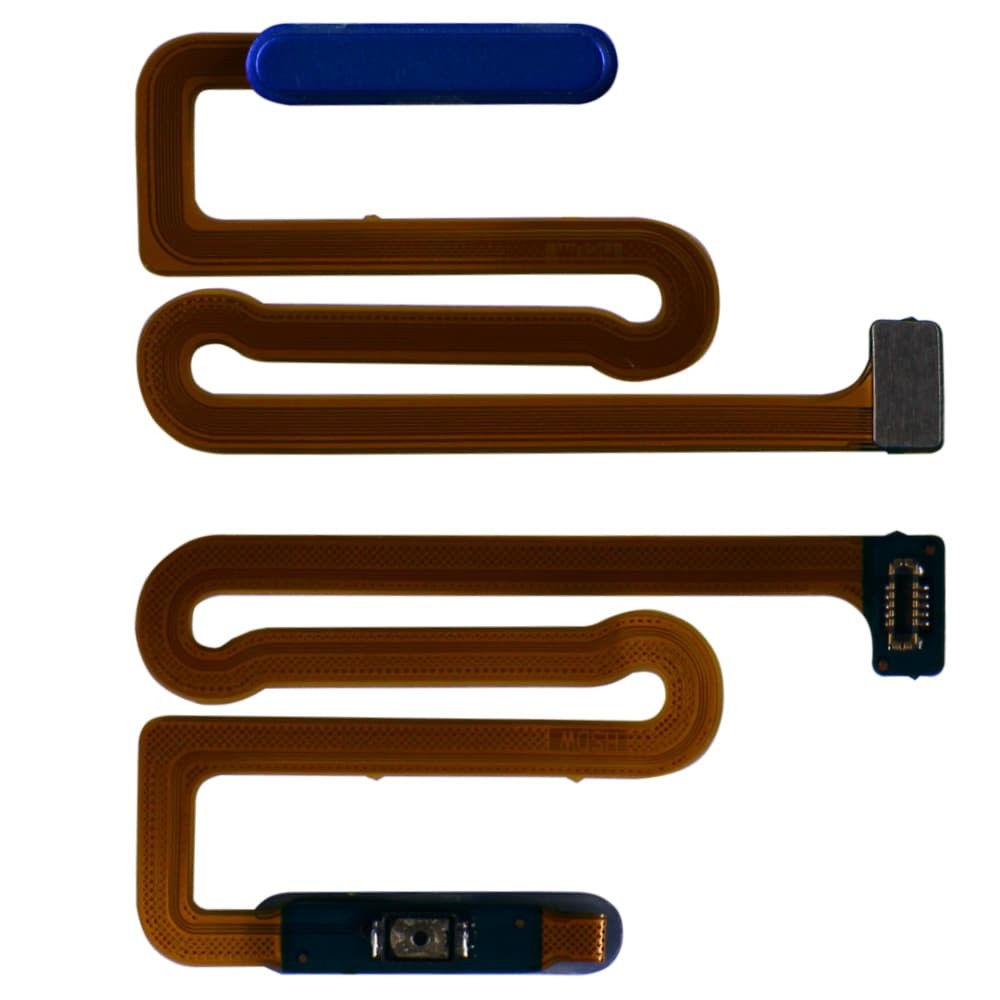 Шлейф для Samsung A125F Galaxy A12 2020, со сканером отпечатка, цвет синий фото 1