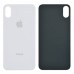 Back Cover iPhone XS (white) big hole миниатюра 1 Задня кришка для iPhone XS, колір білий, з великим отвором під камеру миниатюра 1