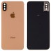 Задняя крышка для iPhone XS, цвет золотой, со стеклом камеры миниатюра 1