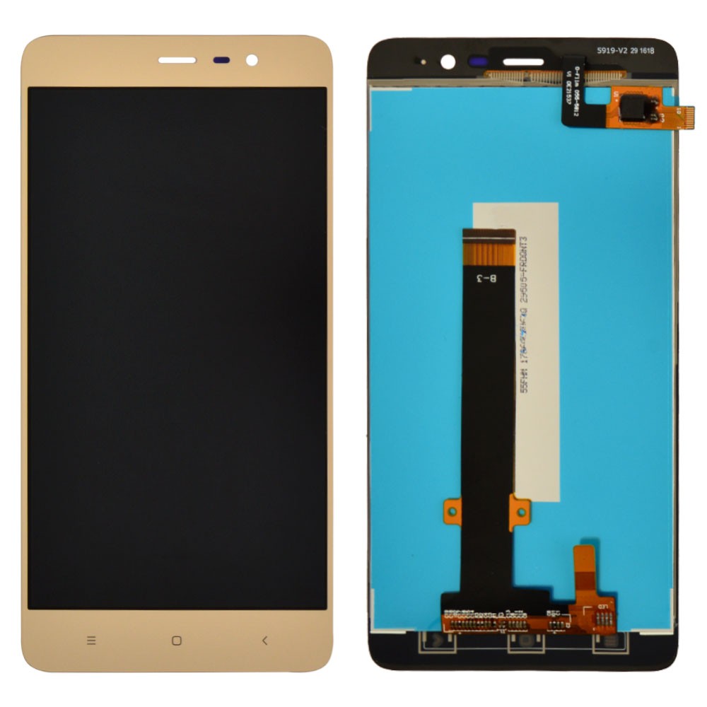 Дисплей Xiaomi Redmi Note 3 Pro SE з тачскрином у зборі (150мм), колір золотий, Orig PRC фото 1