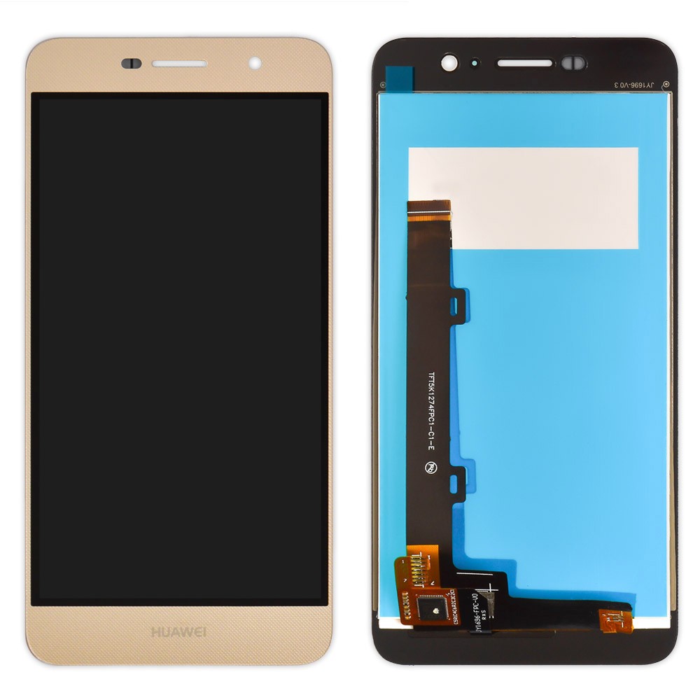 Дисплей Huawei Y6 Pro, Enjoy 5 (TIT-AL00, TIT-U02) с тачскрином в сборе, цвет золотой, оригинал Китай, уценка фото 1