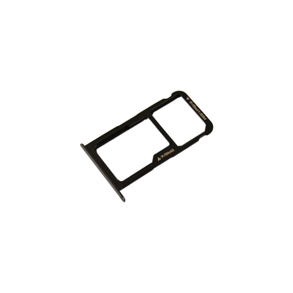 Держатель сим карты для Huawei Nova Lite (2017) P9 Lite mini/Y6 Pro (SLA-L02/SLA-L22/SLA-L03) (2017), цвет черный фото 1