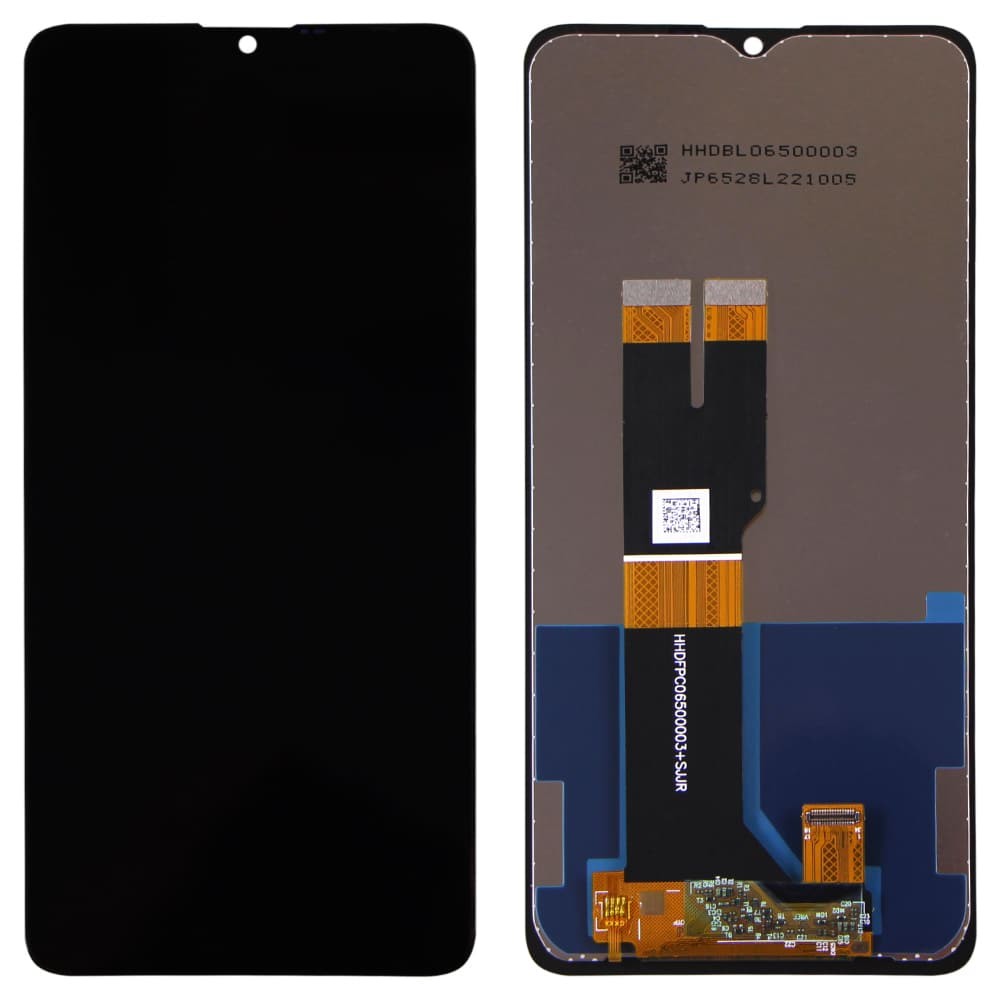 Дисплей для Nokia 2.4 Dual Sim TA-1277/TA-1275/TA-1274/TA-1270, с тачскрином в сборе, цвет черный, оригинал Китай фото 1