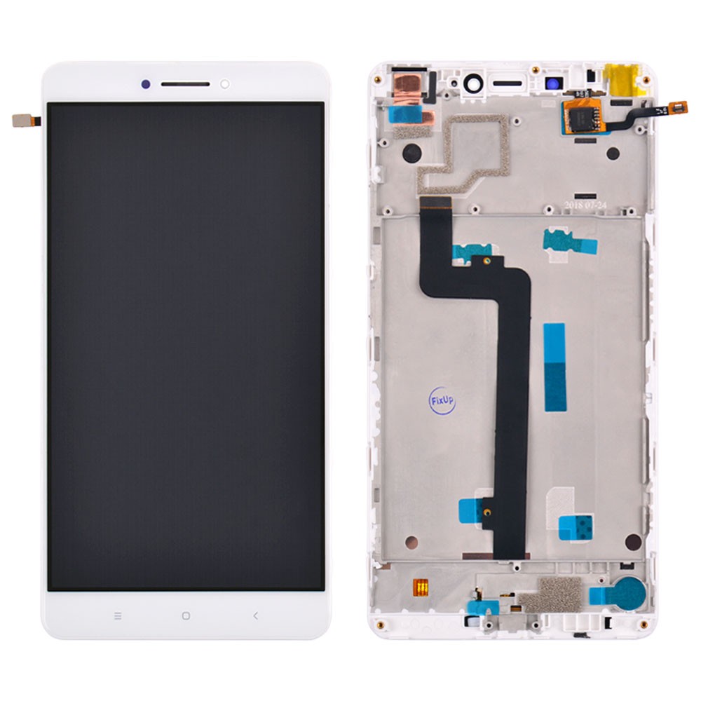 Дисплей для Xiaomi Mi Max с тачскрином и рамкой в сборе, цвет белый фото 1
