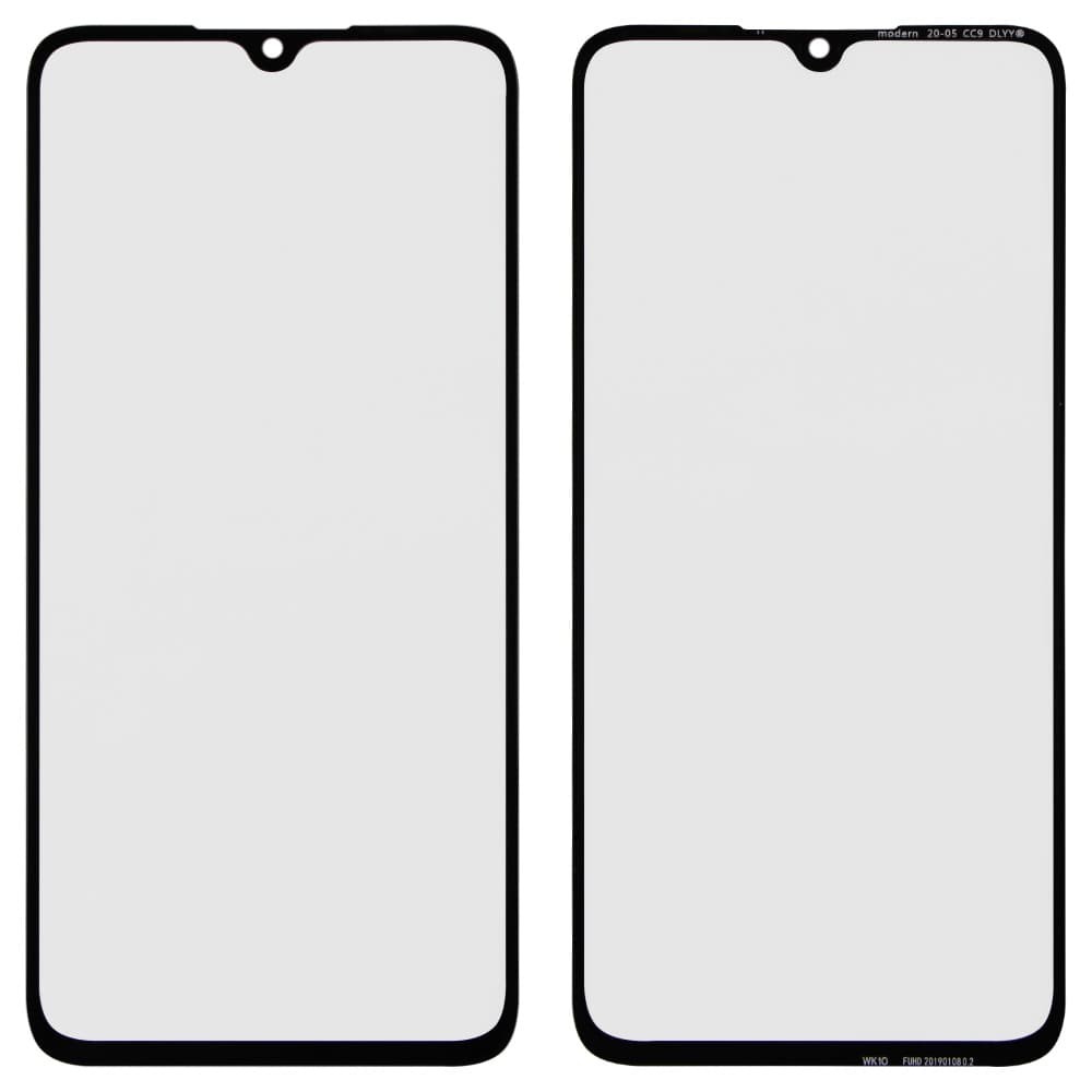 Скло корпусу для Xiaomi Mi9 Lite + OCA плівка, колір чорний фото 1