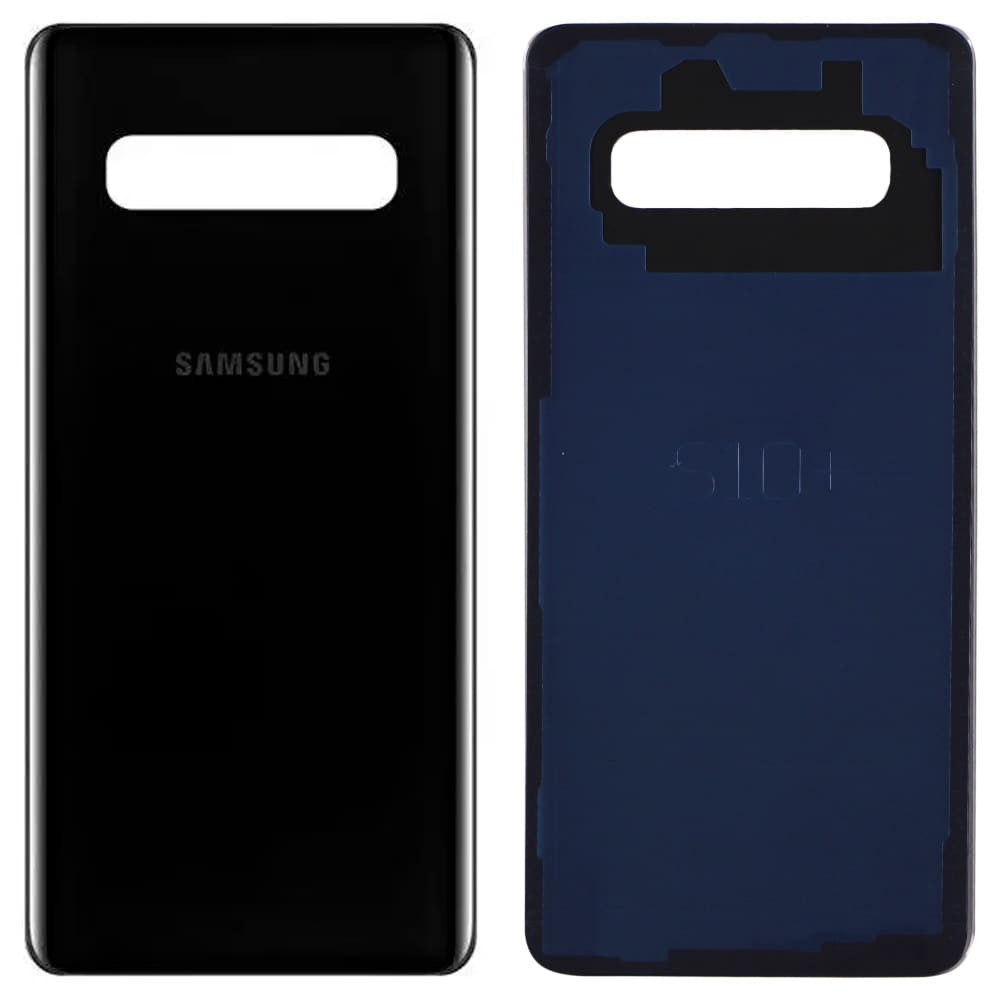 Задня кришка для Samsung G975 Galaxy S10 Plus, колір чорний, уцінка фото 1