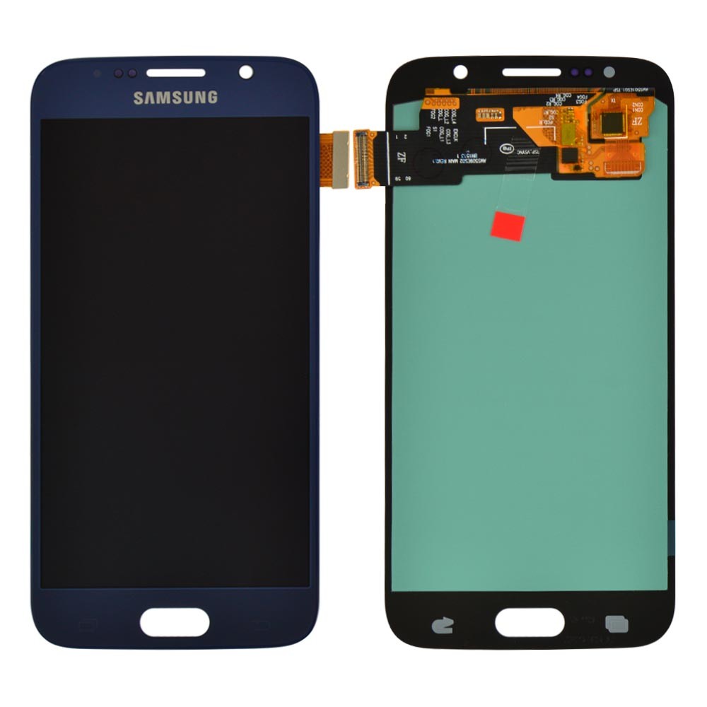 Дисплей для Samsung G920F Galaxy S6 (2015) с тачскрином в сборе, цвет синий, OLED фото 1