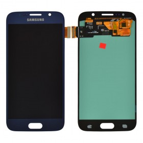 Дисплей для Samsung G920F Galaxy S6 (2015) с тачскрином в сборе,  цвет синий, oled, без рамки