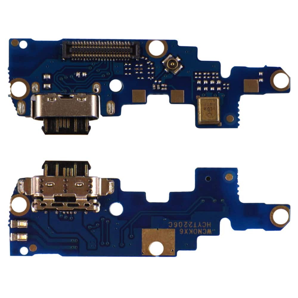 Разъем зарядки для Nokia 6.1 Plus (TA-1116), с нижней платой фото 1