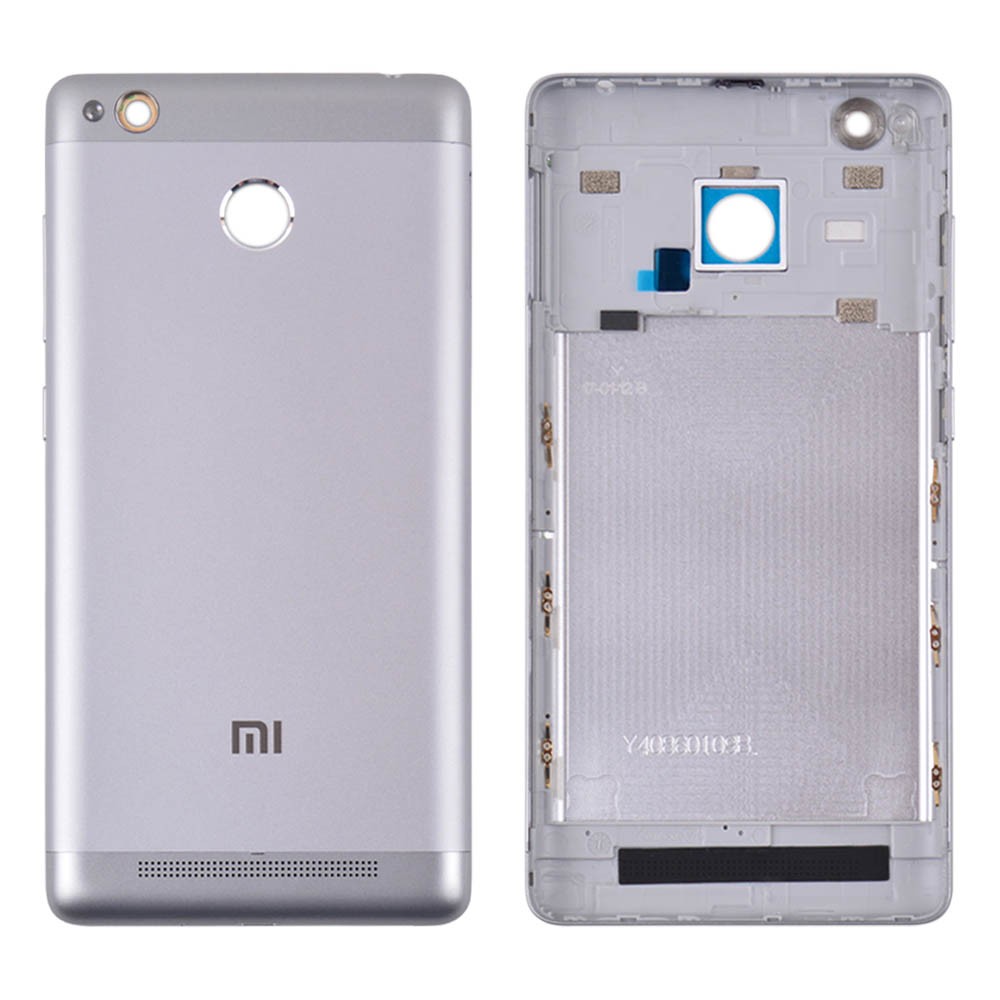 Задня кришка для Xiaomi Redmi 3s/Redmi 3 Pro, колір сірий, оригінал фото 1