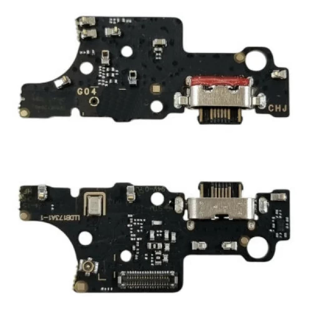 Разъем зарядки для Motorola XT2421 Moto G04/ XT2421-8/ XT2421-12 E14, с нижней платой фото 1