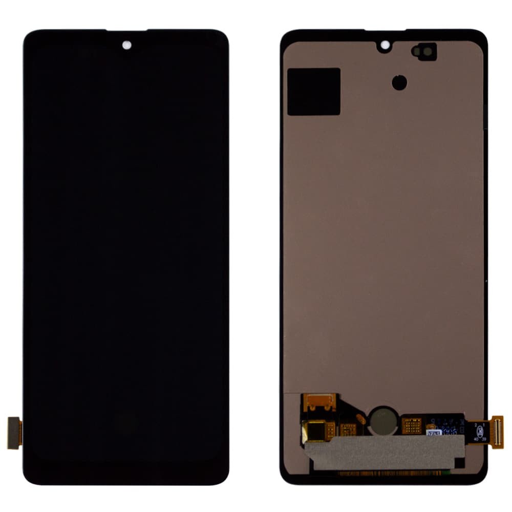Дисплей для Samsung A715F/DS Galaxy A71 с тачскрином в сборе, цвет черный, OLED small LCD фото 1
