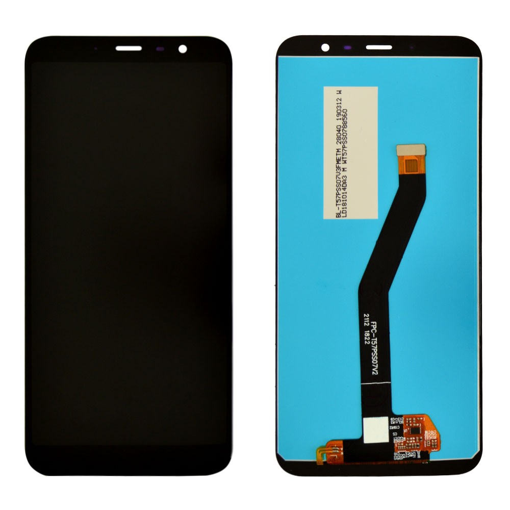 Дисплей для Meizu M6T з тачскрином у зборі, колір чорний, Orig PRC, уцінка фото 1