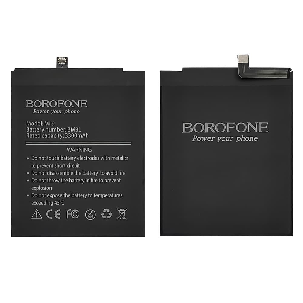 Аккумулятор BM3L для Xiaomi Mi9, Borofone, 3300 mAh фото 1