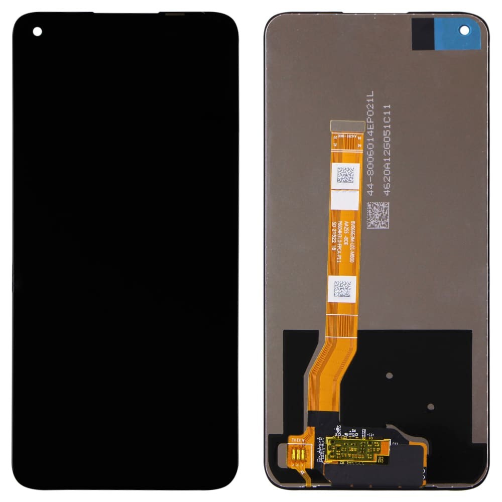 Дисплей для Oppo A76/ A36 (CPH2375/PESM10), с тачскрином в сборе, цвет черный фото 1