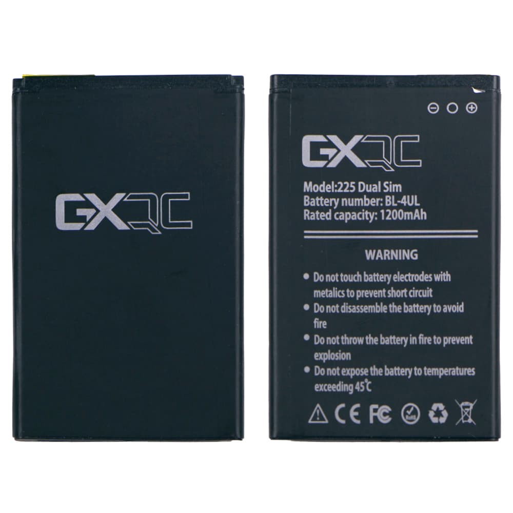 Аккумулятор BL-4UL для Nokia 225 Dual Sim, GX, 1200mAh фото 1