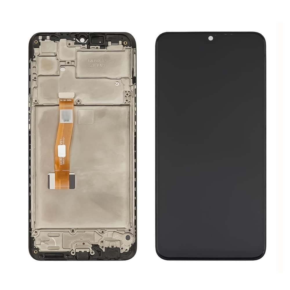 Дисплей для Realme 5 Pro з тачскріном і рамкою в зборі, колір чорний фото 1