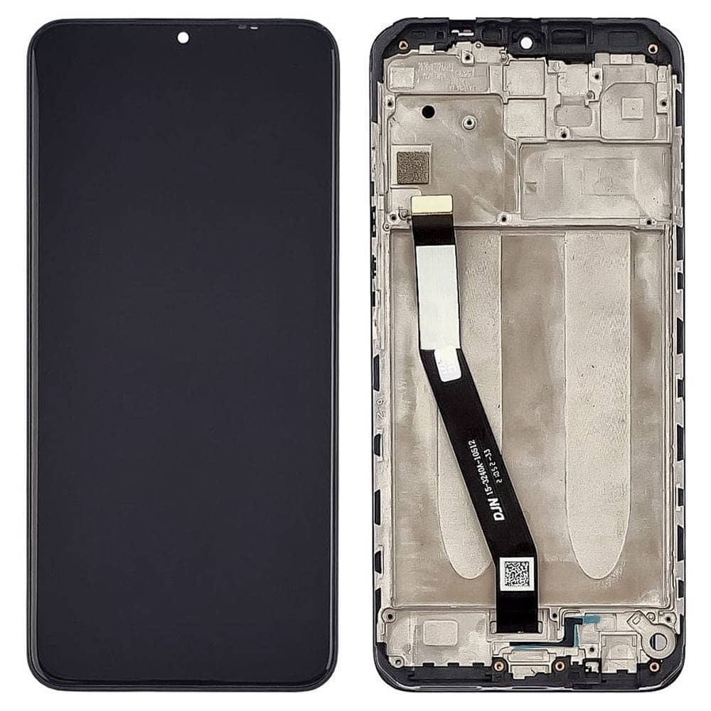 Дисплей для Xiaomi Redmi 9 з тачскріном і рамкою в зборі, колір чорный, уцінка фото 1