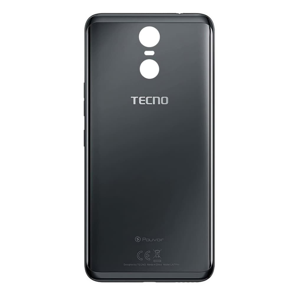 Задняя крышка для Tecno 2 Pro (LA7), цвет черный фото 1