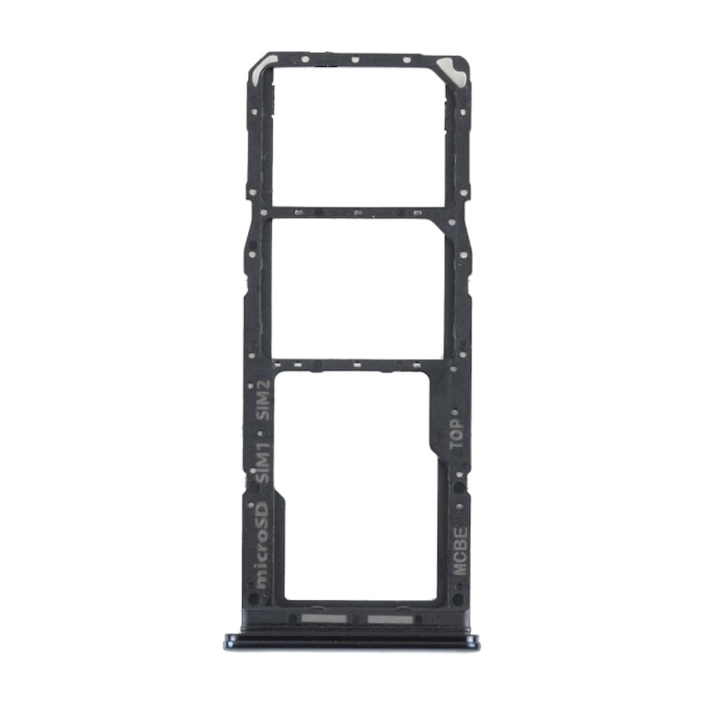 Тримач сім картки для Samsung Galaxy M32 M325, колір чорний, 2 sim фото 1