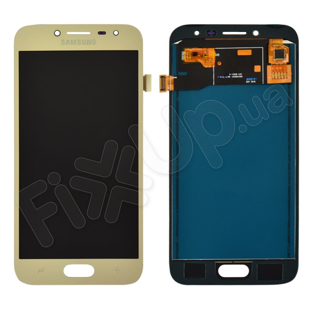 Дисплей для Samsung J250F/DS Galaxy J2 (2018) с тачскрином в сборе, цвет золотой, TFT с регулировкой яркости фото 1
