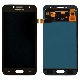 Дисплей для Samsung j250H / DS Galaxy J2 с тачскрином в сборе, ips (tft),  цвет черный, без рамки