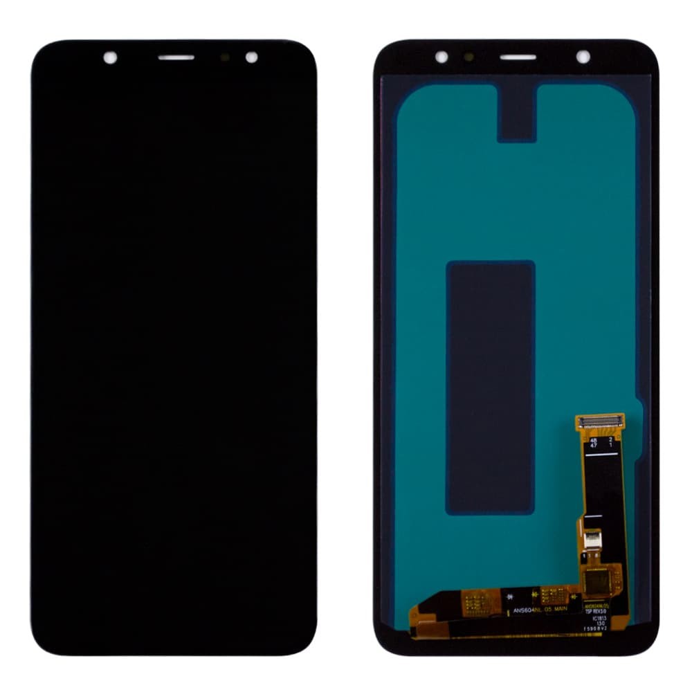 Дисплей для Samsung A605F Galaxy A6 Plus (2018) с тачскрином в сборе, цвет черный, OLED small LCD фото 1