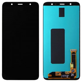 Дисплей для Samsung A605F Galaxy A6 Plus (2018) с тачскрином в сборе,  цвет черный, оригинал замененное стекло, без рамки