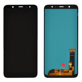 Дисплей для Samsung A605F Galaxy A6 Plus (2018) с тачскрином в сборе, oled,  цвет черный, без рамки