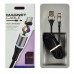 Кабель Type-C Aspor A-177 Magnetic 1m (black) миниатюра 1 USB кабель Type-C Aspor A-177, магнитный, 1м, цвет черный миниатюра 1