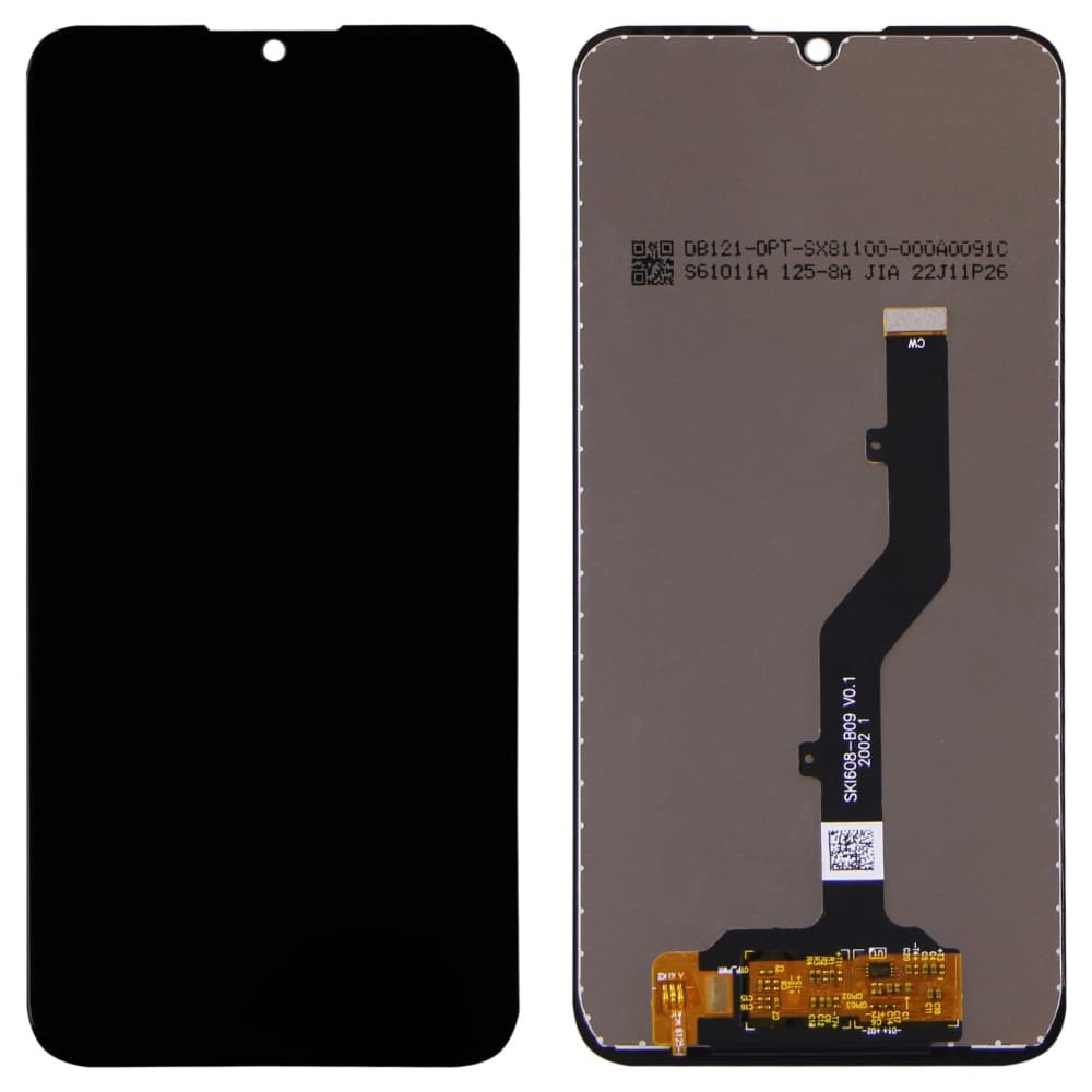 Дисплей для ZTE Blade A51 Lite, с тачскрином в сборе, цвет черный фото 1
