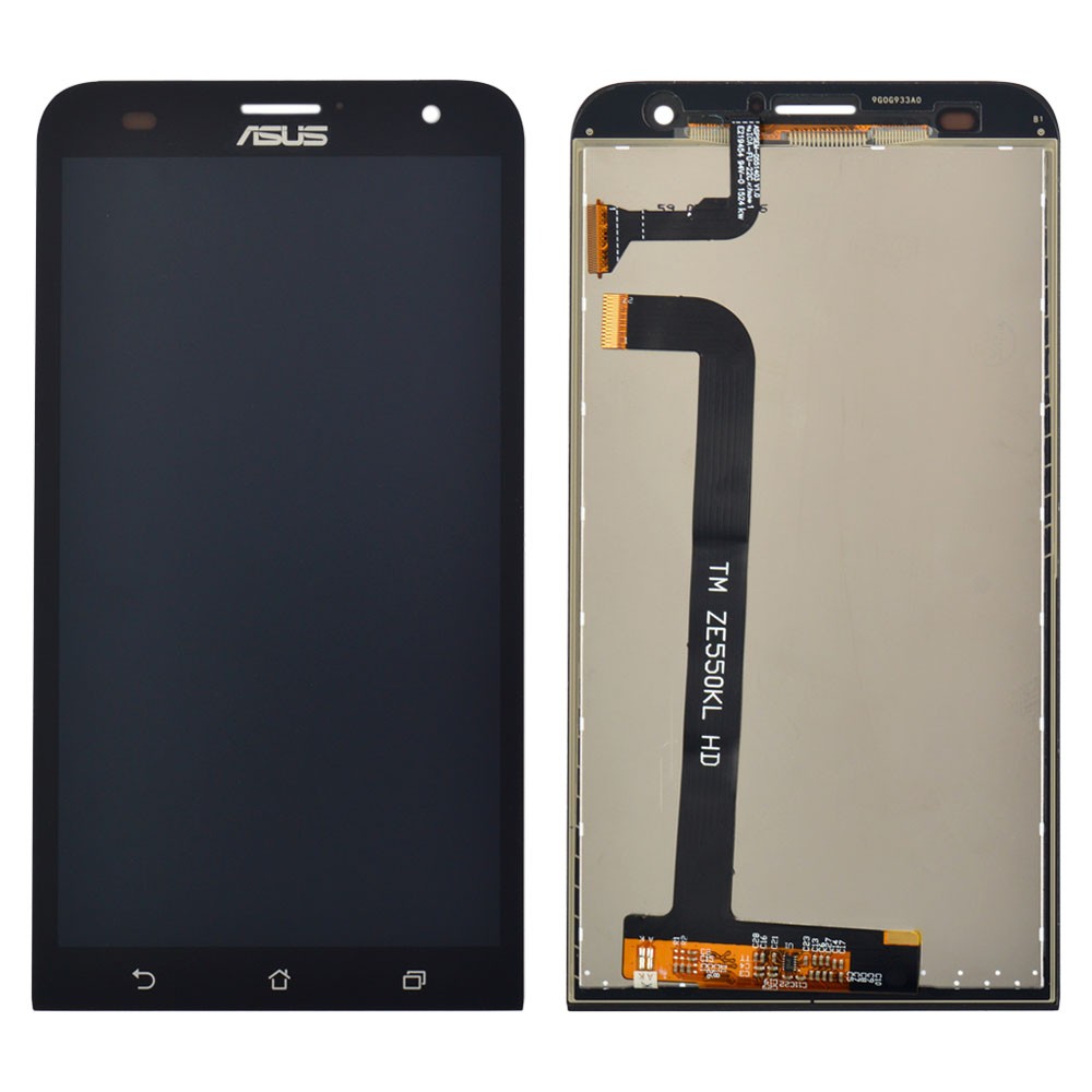 Дисплей Asus ZenFone 2 Laser (ZE550KL) з тачскрином у зборі, колір чорний фото 1