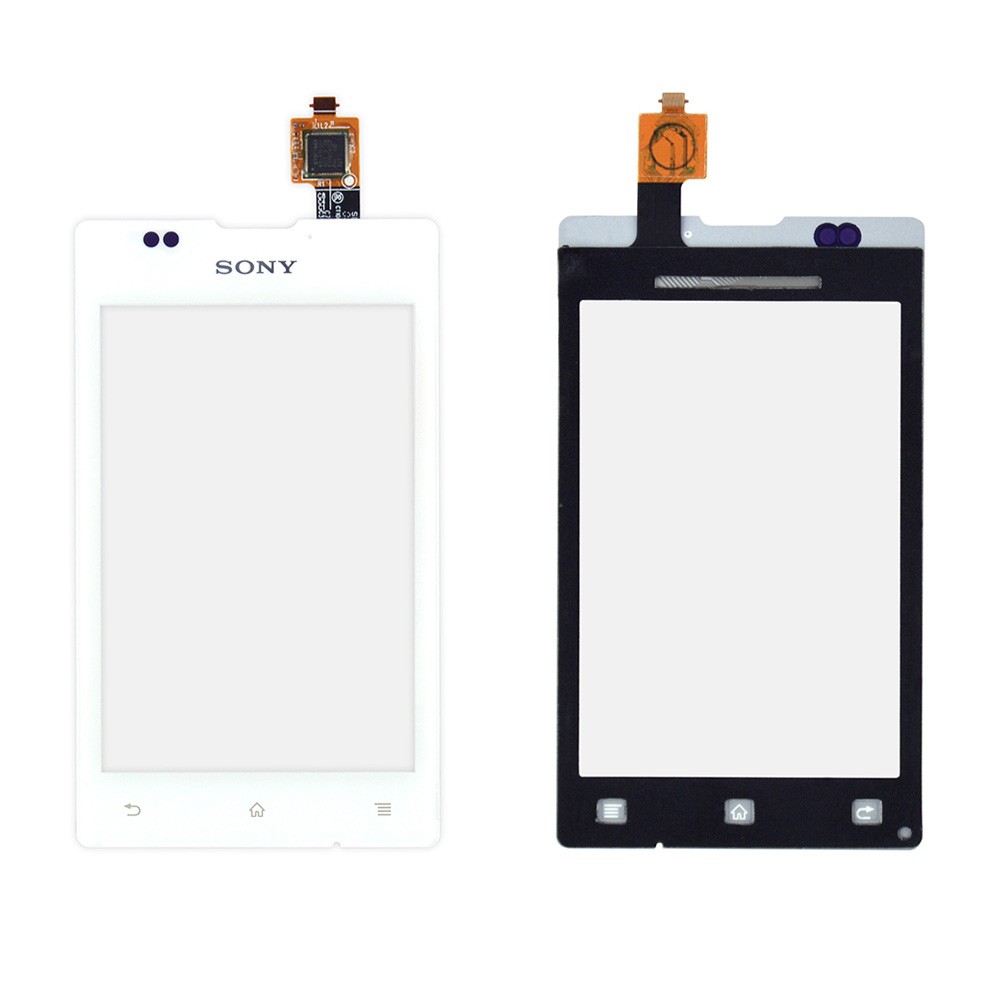 Тачскрин Sony C1605, C1502, C1503, C1504, C1505, C1604, колір білий, велика мікросхема фото 1