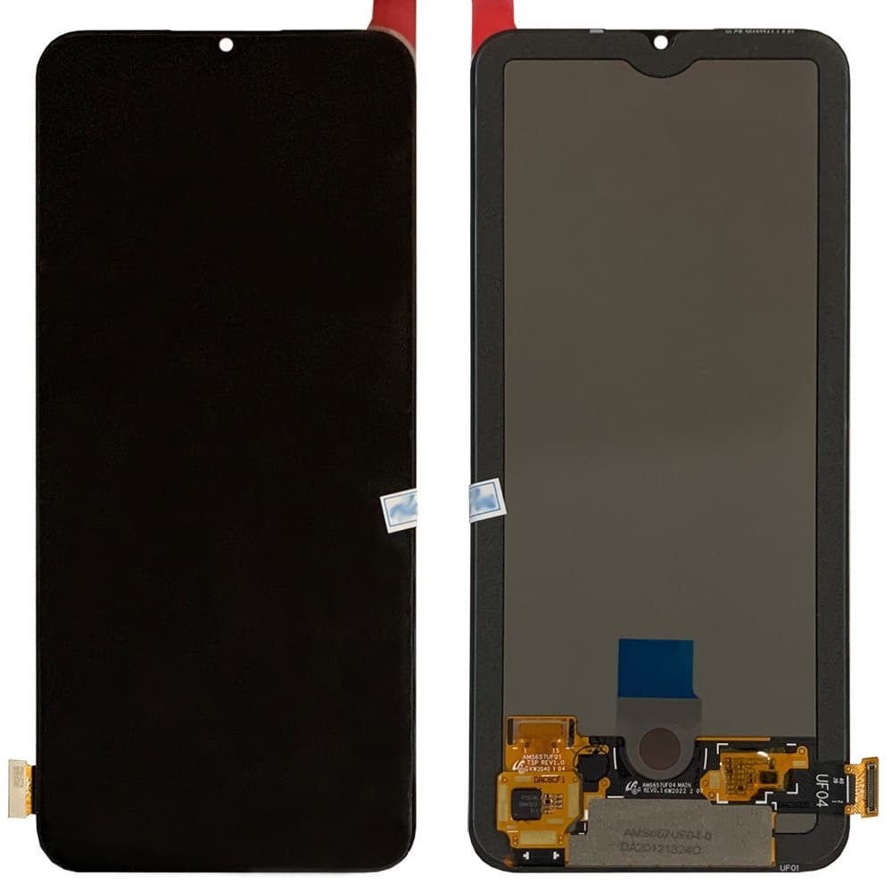 Дисплей для Xiaomi Mi10 Lite, Mi10 Lite Zoom, Mi10 Youth с тачскрином в сборе, цвет черный, IPS фото 1