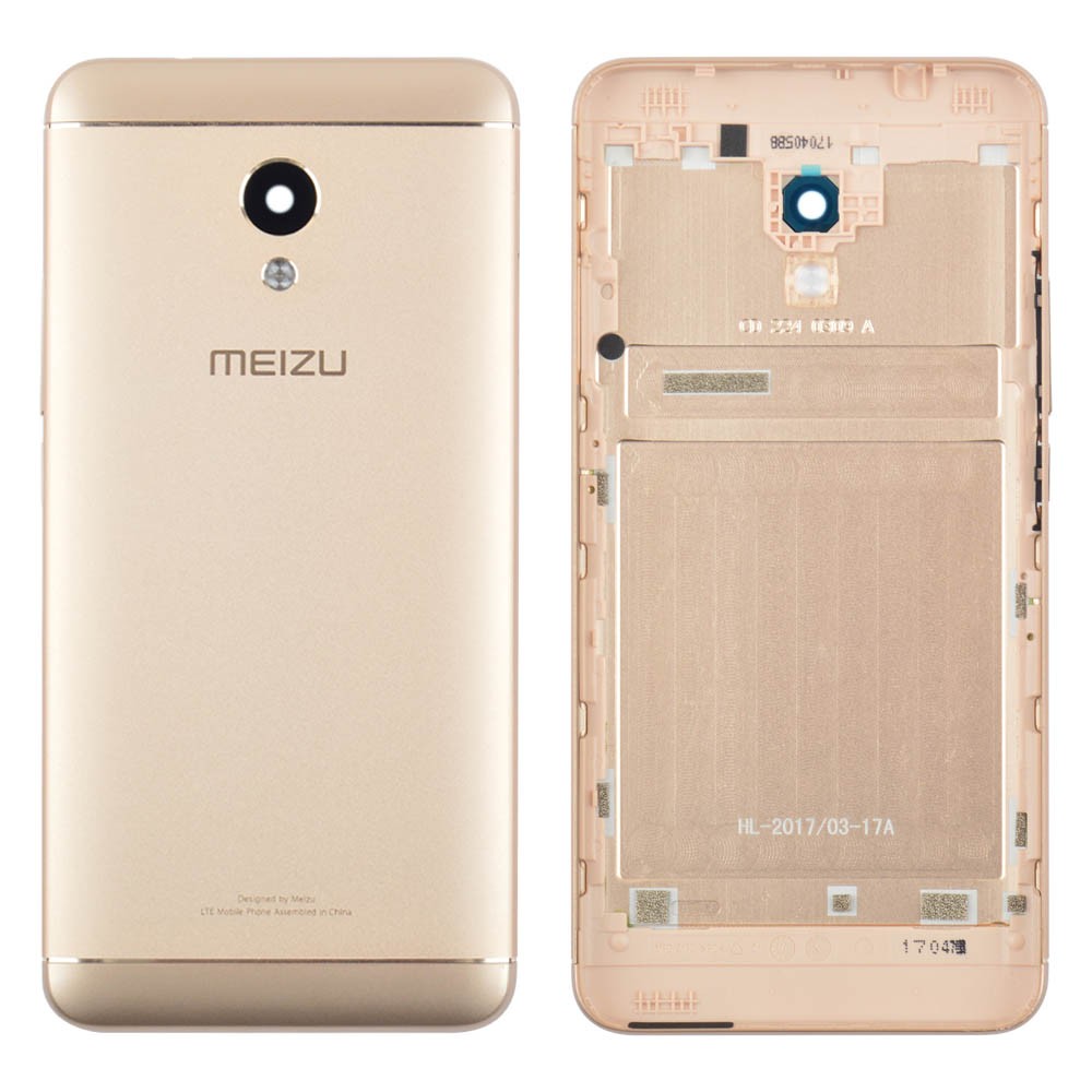 Задняя крышка для Meizu M5s, цвет золотой, original фото 1